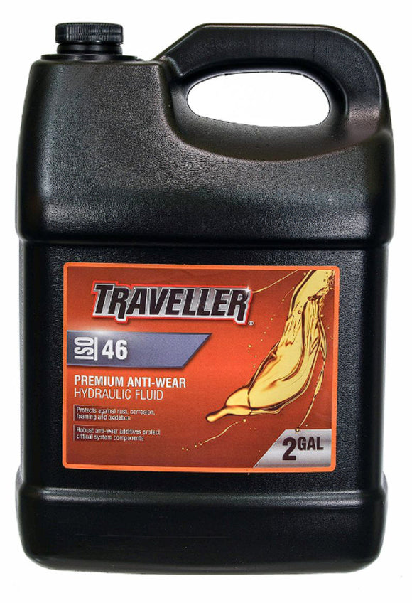 Traveller T806317 Premium Hydraulic Oil ISO 46, 2 gal.