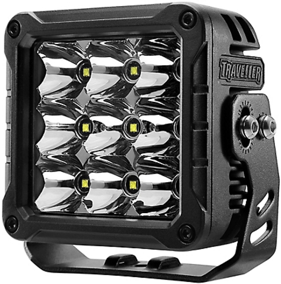 Traveller TW0745-05146 Aluminum 5 in. 27W Square LED Work Light Outdoor Black
