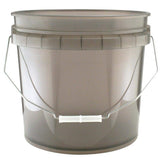 3.5 Gal. Translucent Gray Bucket