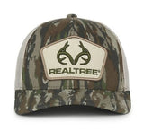 Realtree Original Antler Logo Camo Pattern Hat One Size, Realtree Original/Tan