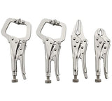 Barn Star TSC-SQ001-001 Plain Handle Carbon Steel Mini Locking Pliers Set, 4 pc.