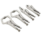 Barn Star TSC-SQ001-001 Plain Handle Carbon Steel Mini Locking Pliers Set, 4 pc.