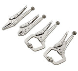 Barn Star TSC-SQ001-001 Plain Handle Carbon Steel Mini Locking Pliers Set, 4 pc.