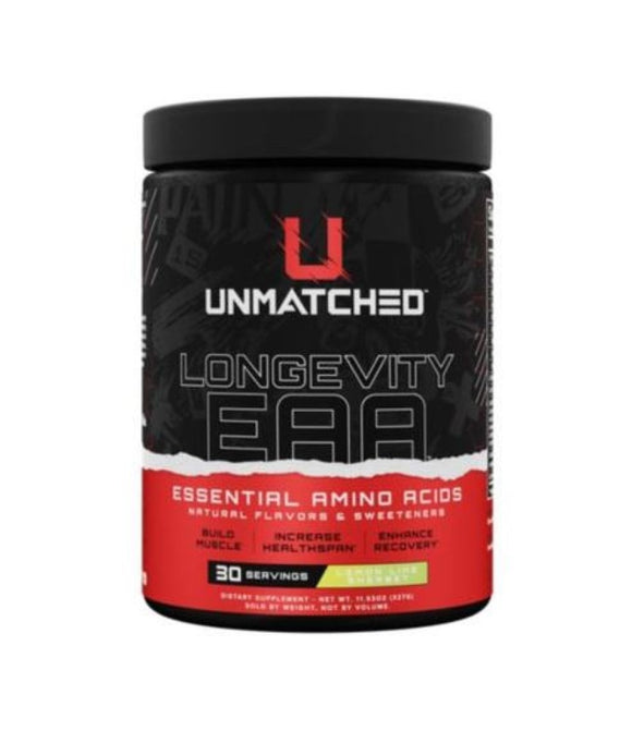 Longevity EAA Essential Amino Acids - Lemon Lime Sherbet (11.53oz / 30 Srvs)