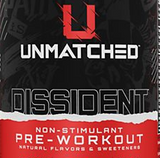Dissident Non-Stimulant Pre-Workout - Strawberry Colada (14.6 Oz. / 20 Servings)