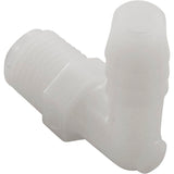 US Plastics 63102 3/8"b x 1/4"mpt 90 Degree Nylon Barb Adapter
