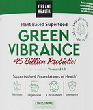 Green Vibrance Plant-Based Superfood Powder + 25 Billion Probiotics (30 Srvs)