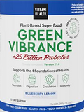 Green Vibrance Plant-Bd Superfood Powder + 25B Probiotics – Blue Lemon (25 Srvs)