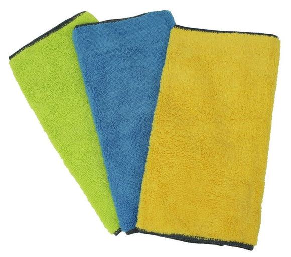 Viking 982300 Microfiber All-Purpose Auto Cleaning Cloth 3-Pack