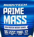 Prime Mass - High Protein Weight Gainer Powder - Vanilla (12 lbs./17 Servings)