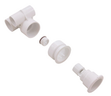 Waterway 229-1110 a1-1/2"s, w2"s, Thd Poly Storm Gunite Jet Tee Body Assy- White