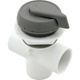 Waterway 600-4347 1" 3 Port Vertical Top Mount Diverter Valve - Gray