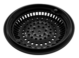 Waterway 640-2311 V 8" Round Anti Vortex Main Drain Grate w/Collar- Black