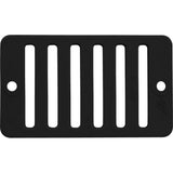 Waterway 642-2801 2" x 4" Deck/Gutter Drain Grate - Black