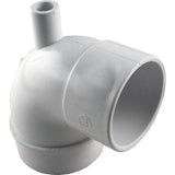 Waterway 642-3700V 2" Slip x 2.5"Spigot Vacuum Break 90-Degree Elbow