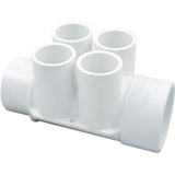 Waterway 672-4190 0.75" (3/4" x4) Slip 4 Port x 1.5" Slip x 1.5" Spigot Manifold