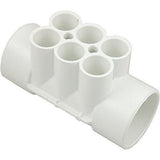 Waterway 672-4270 2" x 2" Slip 6-Port Flow Thru Pool or Spa Manifold