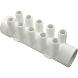 Waterway 672-4680 1.5" Slip x SPG Manifold with 10 - 0.75" Slip Barb Ports