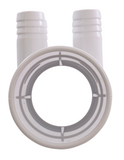 Waterway 672-7110 2"x2" Slip, 3/4" Barb, 4 Port Flow Thru Manifold
