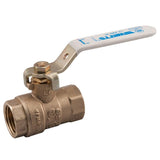 1/2 in. Brass FIP x FIP Full Port Threaded Ball Valve