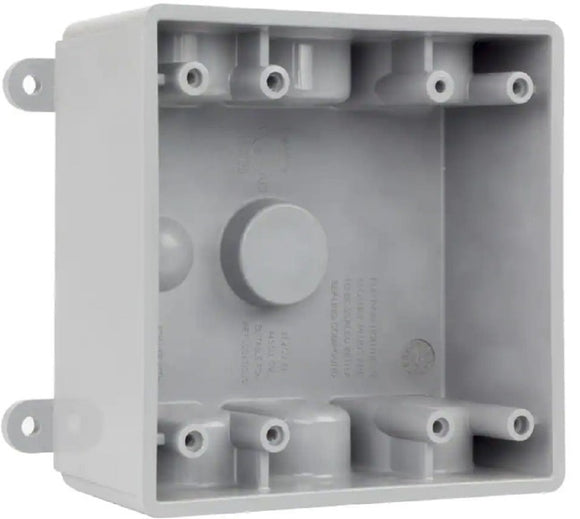 Commercial Electric WDB750PG Weatherproof Box with Four 3/4