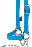 Weaver Leather 35-8111-BL 36-1/2" Adjustable Sheep Halter w/ Chain Lead, Nylon