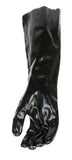 West Chester 12018/L Men's 18 in. PVC Protective Gloves- Black, Large