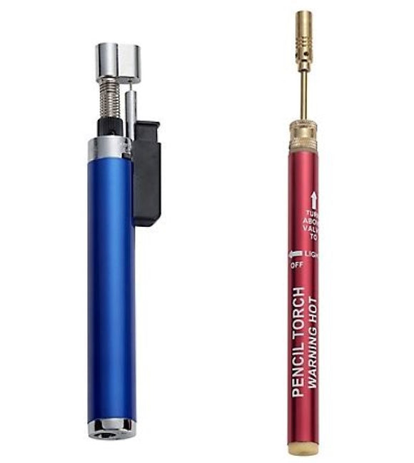 Barn Star WH-CS143 Refillable Butane Pen Torch And Pencil Torch, 2 pc.