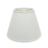 13 in. x 9.5 in. White Hardback Empire Lamp Shade