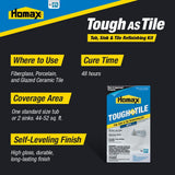 26 oz. White Tough as Tile Brush on Tub, Sink, and Tile Refinishing Kit