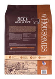 Wholesomes 2100089 Adult Beef Meal and Rice Recipe Dry Dog Food 40 lb. Bag