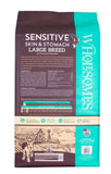 Wholesomes 2100117 Large Breed Sensitive Skin & Stomach Salmon Recipe Dry Dog Food 30lb
