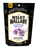 Wiley Wallaby 120078 Black Licorice Bean with a Candy Shell Soft & Chewy 7.05oz.