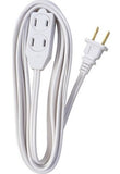 JobSmart WJ-28 9 ft. Indoor Cube Tap White Extension Cord with 3 Outlets