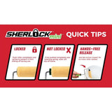 4-1/2 in. x 3/8 in. Pro Surpass Shed-Resistant Knit Cage Frame Mini Roller Assembly