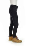 Ridgecut YLB-4045 Women's Flex Denim 5-Pocket Skinny Jeans, Black, Size 16