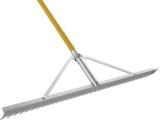 GroundWork YN-ALR004-36FL Aluminum Landscape Rake 36 Inch Yellow
