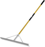 GroundWork YN-ALR004-36FL Aluminum Landscape Rake 36 Inch Yellow
