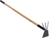 GroundWork YN-GT077L Hardwood Handle Cultihoe 64.96 Inch Black