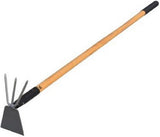 GroundWork YN-GT077L Hardwood Handle Cultihoe 64.96 Inch Black