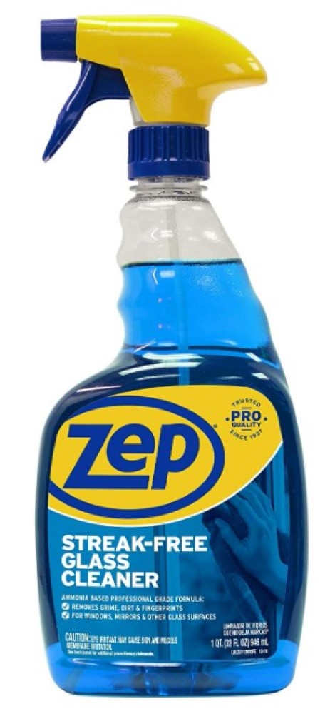 Zep Commercial ZU1120324 Streak-Free Glass Cleaner 32 FL OZ