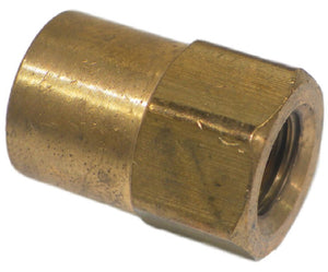 Big A Service Line 3-126220 Brass Pipe, Female Reducing Coupling 1/8" x 1/8"