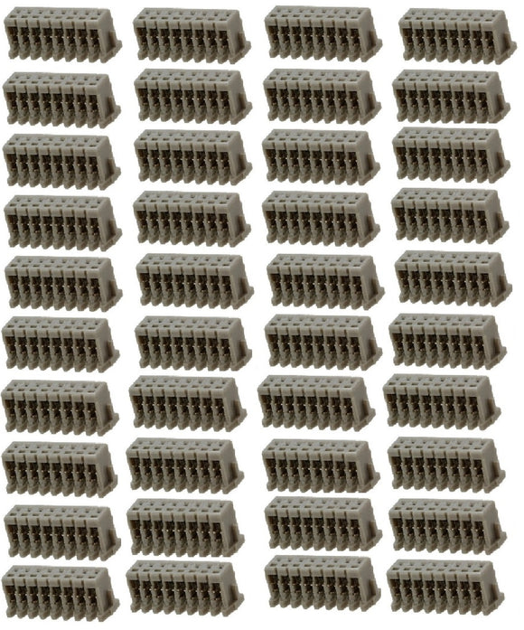 JST 08KR-6H-P 8 Position Rectangular Socket Connector IDC Tin 26 AWG Lot 40 Pcs