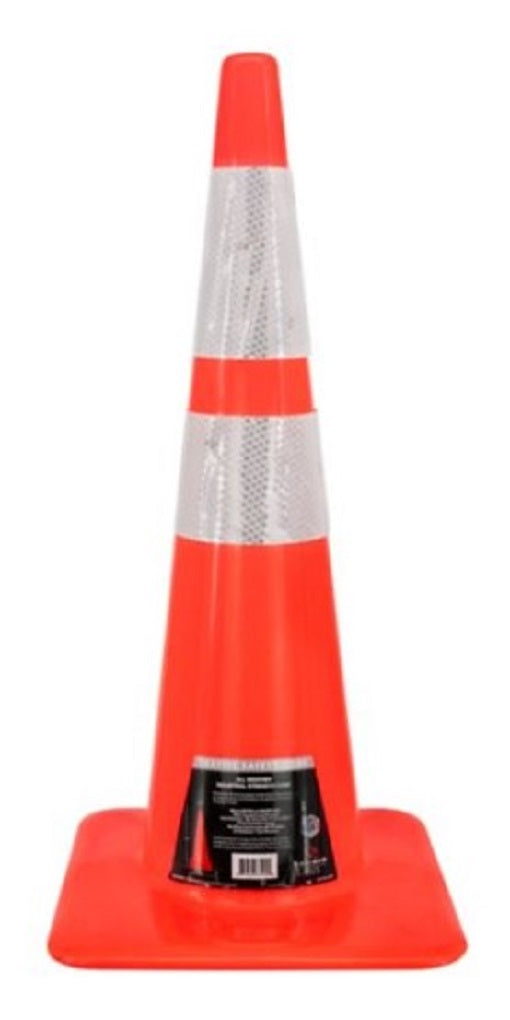 Radians CONE-PVC-283M 28 in. Safety Traffic Cone with Reflective Stripe