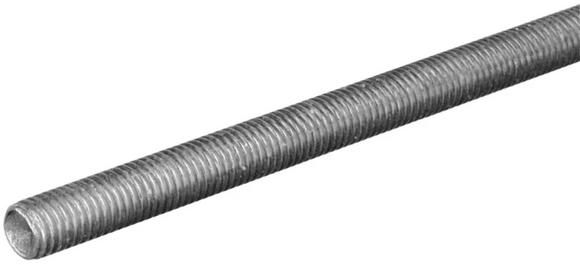 SteelWorks 11027 Coarse Threaded Rod Zinc-Plated (1/2