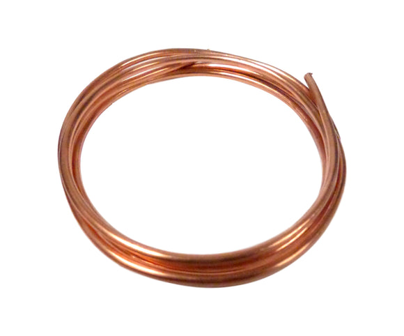 5' FT of  8 AWG Solid Soft Copper Wire 1/8