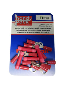 Standard Handy Pack ET513 ET 513 22-18 Gauge Connectors Box of 16 Brand New!