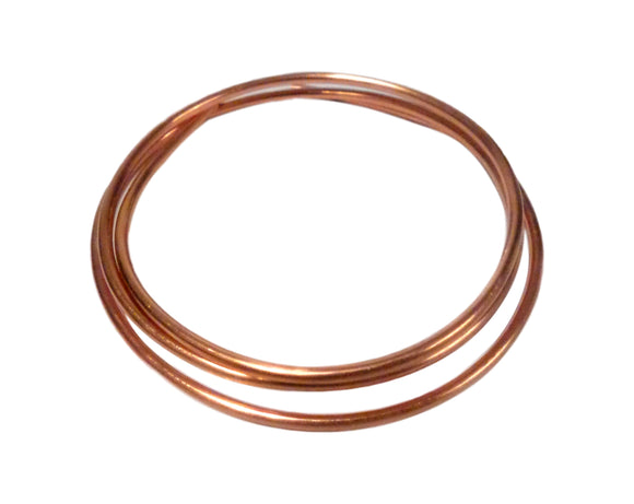 3' FT of  8 AWG Solid Soft Copper Wire 1/8