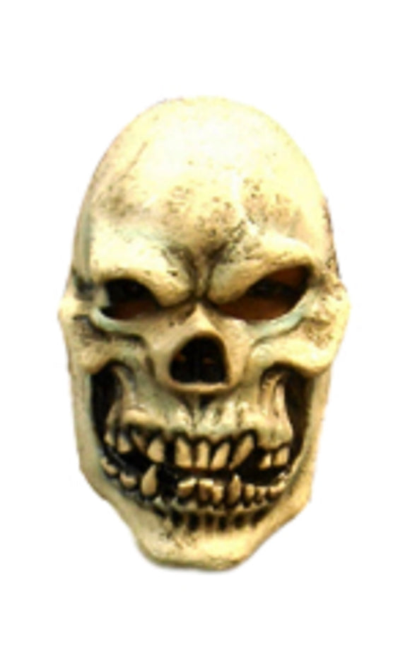 Halloween Biker Skull Face Evil Comic Villain Cosplay Latex Mask 1/2 Coverage