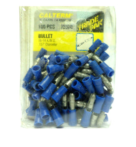 Calterm 69200 Bullets 100 Pieces 16-14 Gauge 0.157" Diameter